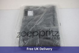 Zoeppritz Must Relax Virgin Wool Blanket, Medium Grey, 130x190cm