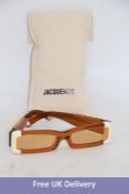 JACQUEMUS Women's Les Lunettes 97 Sunglasses, Orange