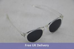 Nike Essential Horizon EV1118 Sunglasses, Clear with Dark Lenses