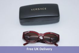 Versace Sunglasses, Dark Red