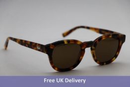 Lacoste Sunglasses, Havana Brown, Size 50