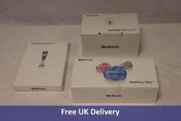 Eight Medtronic 3x Mini Med Mio, 2x Guardian Sensor 3, 3x MiniMed Reservoir