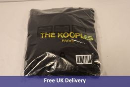 The Kooples Paris Women's Sweatshirt Multicolor Logo, Black, UK 8