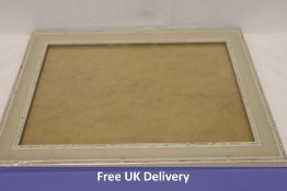Four Pictures Frames, 50 x 37cm, 2x Grey, 2x Distressed Cream
