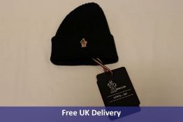 Moncler Grenoble Beanie Hat, Black. No size