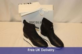 Rucoline R-evolve 4105 Nature Classic Nero Boots, Black/White, UK 6.5