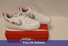 Nike Court Borough Low 2 SE, White, Pink, MultiColor, UK 5.5