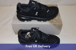 ON Cloudventure Waterproof Trainers, Black, UK 4.5