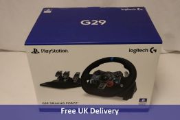 Logitech G29 Driving Force Racing Wheel and Floor Pedals