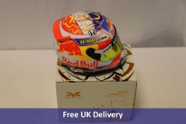 2021 Max Verstappen F1 World Champion Red Bull 1/2 Scale Schuberth Mini Helmet