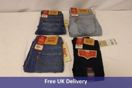 Four Children's Levi Jeans to include 1 x Age 12, 1x Age 8, 1x Age 6, 1x Age 2