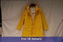 Stutterheim Women's Mosebacke Yellow Rain Coat, Yellow, XXXS