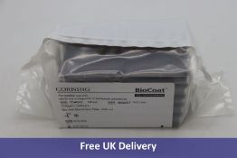 Ten packs Corning BioCoat Collagen, 384 Well Black/Clear Flat Bottom Microplate,with Lid, Sterile, 5