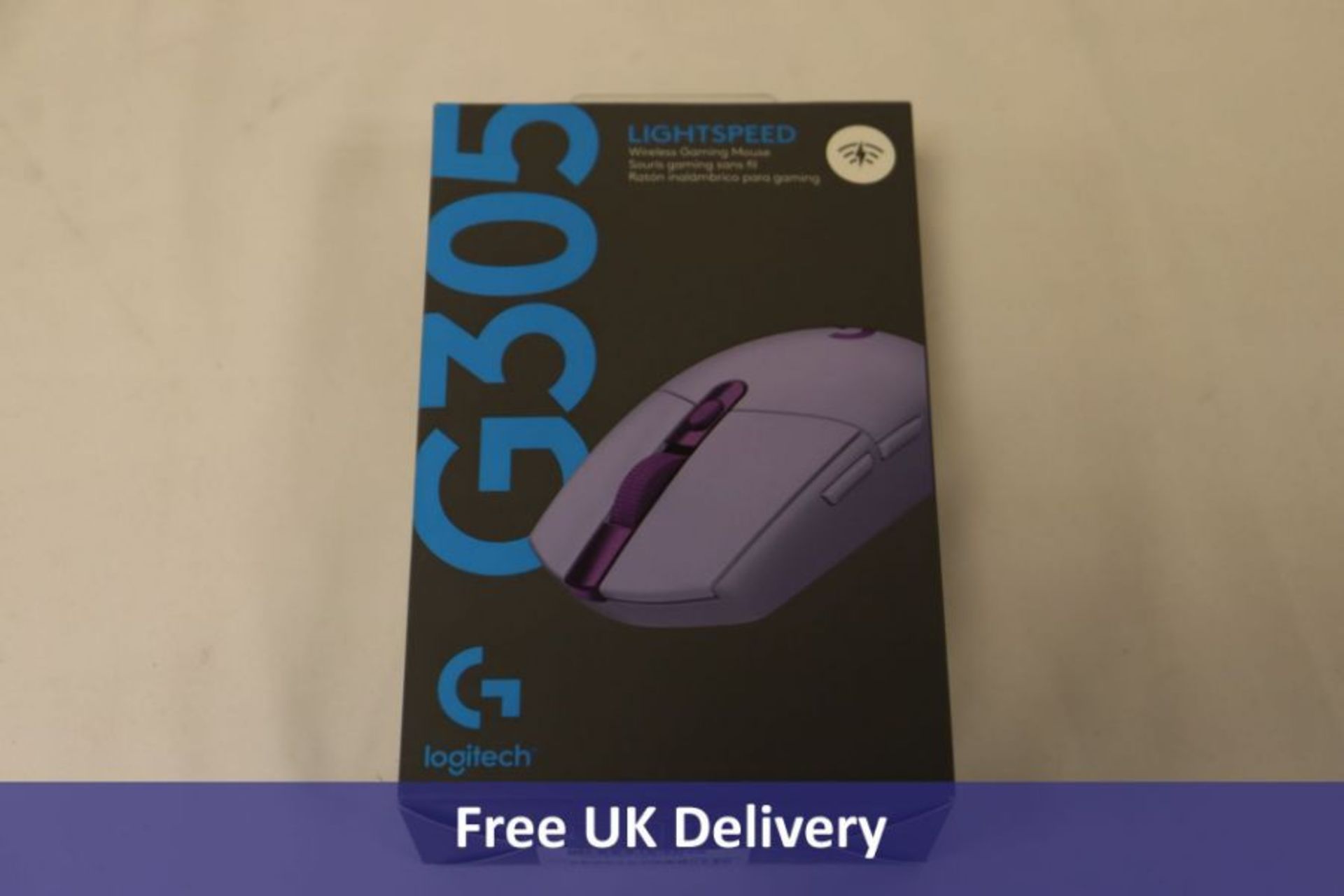 Logitech G305 Lightspeed Wireless Optical Gaming Mouse, Lilac