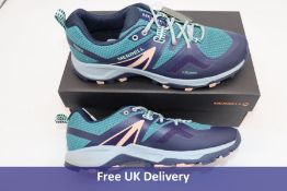 Merrell Women's MQM Flex 2 GTX Walking Shoes, Blue, UK 8