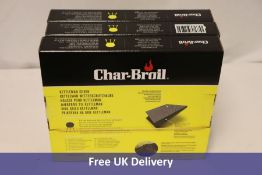 Three Char-Broil Kettleman Covers, Black