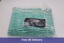 Two Huckberry items to include 1x Turkish Towel, Green/White, 1x Cruisers Sunglasses, Brown