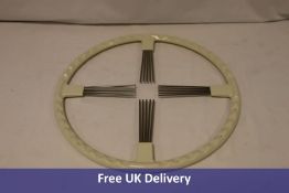 Five 17" Classic Steering Wheels, Ivory