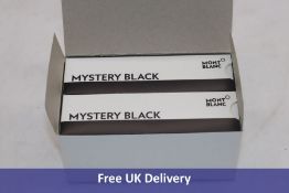 Ten Montblanc Mystery Black Rollerball Twin Pack Refill