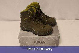 Lowa Renegade GTX Mid Walking Boots, Olive Mustard, UK 8