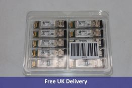 Ten Cisco Transceiver Modules, SFP-10G-SR