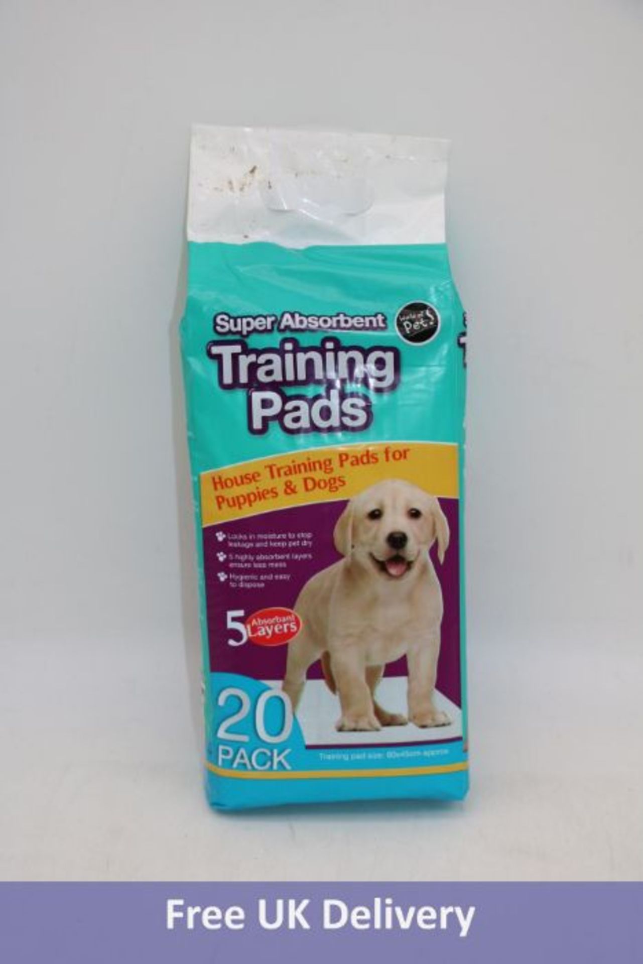 Twenty Five Super Absorbent Premium Puppy Dog, Training Pads 60 x 45cm, 20 In A Pack