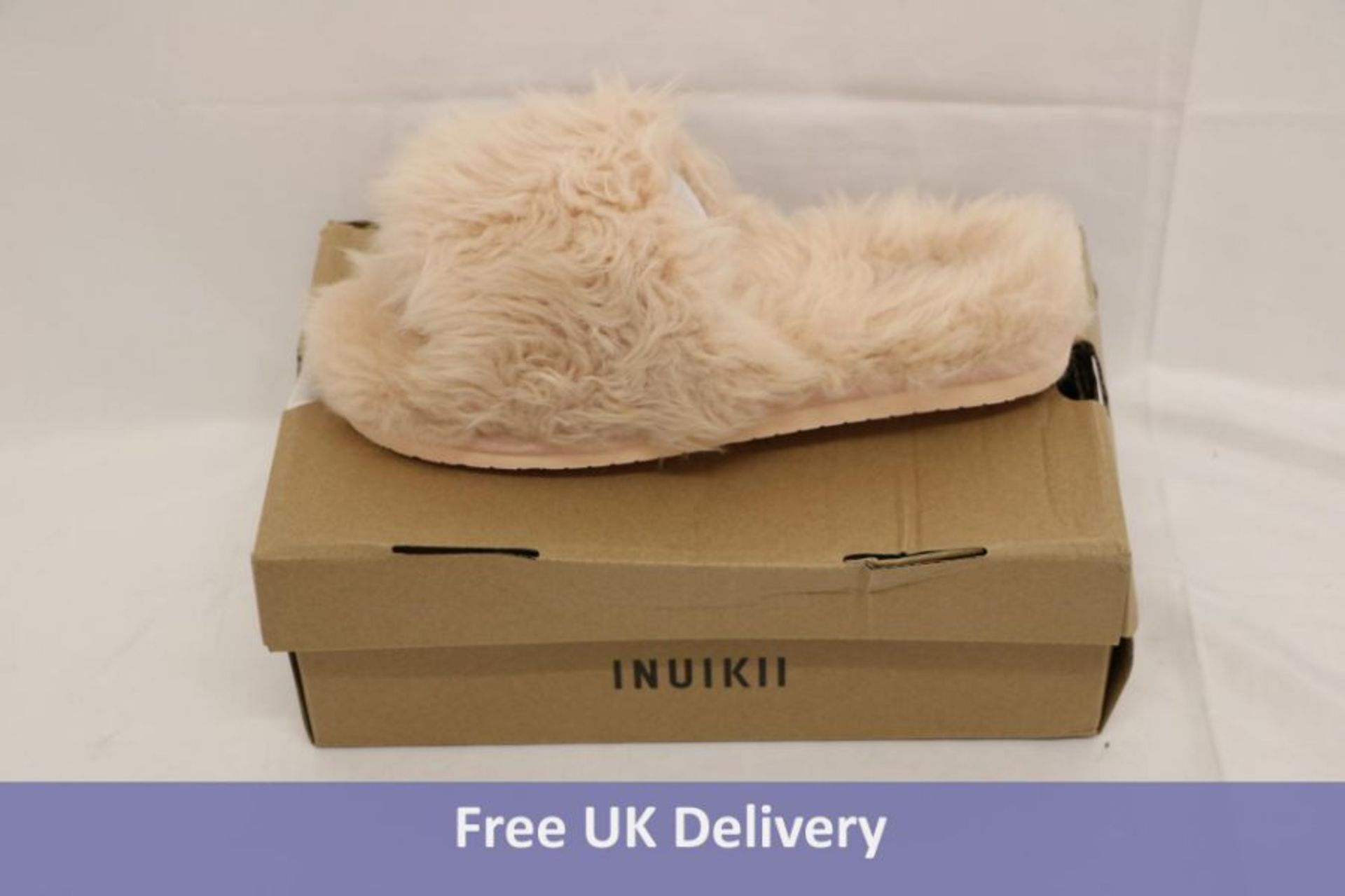 Two Inuikii Classic Cosy Women's Far Slippers, Pink, 1x EU 38, 1x EU 39 - Image 2 of 2