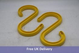 Twenty-five Cablesafe Safety Hook Extreme, Yellow Glow In The Dark, 12"
