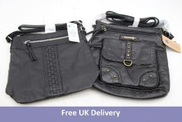 Four Pavers Handbags, WAHT32005, Black