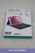 Logitech Combo Touch for iPad 7th, 8th & 9th Gen, Gray