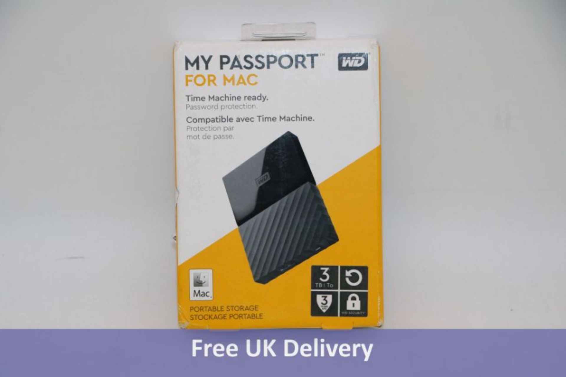 WD My Passport for Mac, 2TB Portable Storage