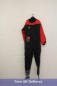 Crew Saver Atacama Sport Technical Dry Suit, Red/Black, UK L