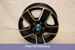 Dezent Wheel, Van Dark, 16 X 6.5 Inch, 5x118 PCD, ET50, Black / Polished Single Rim