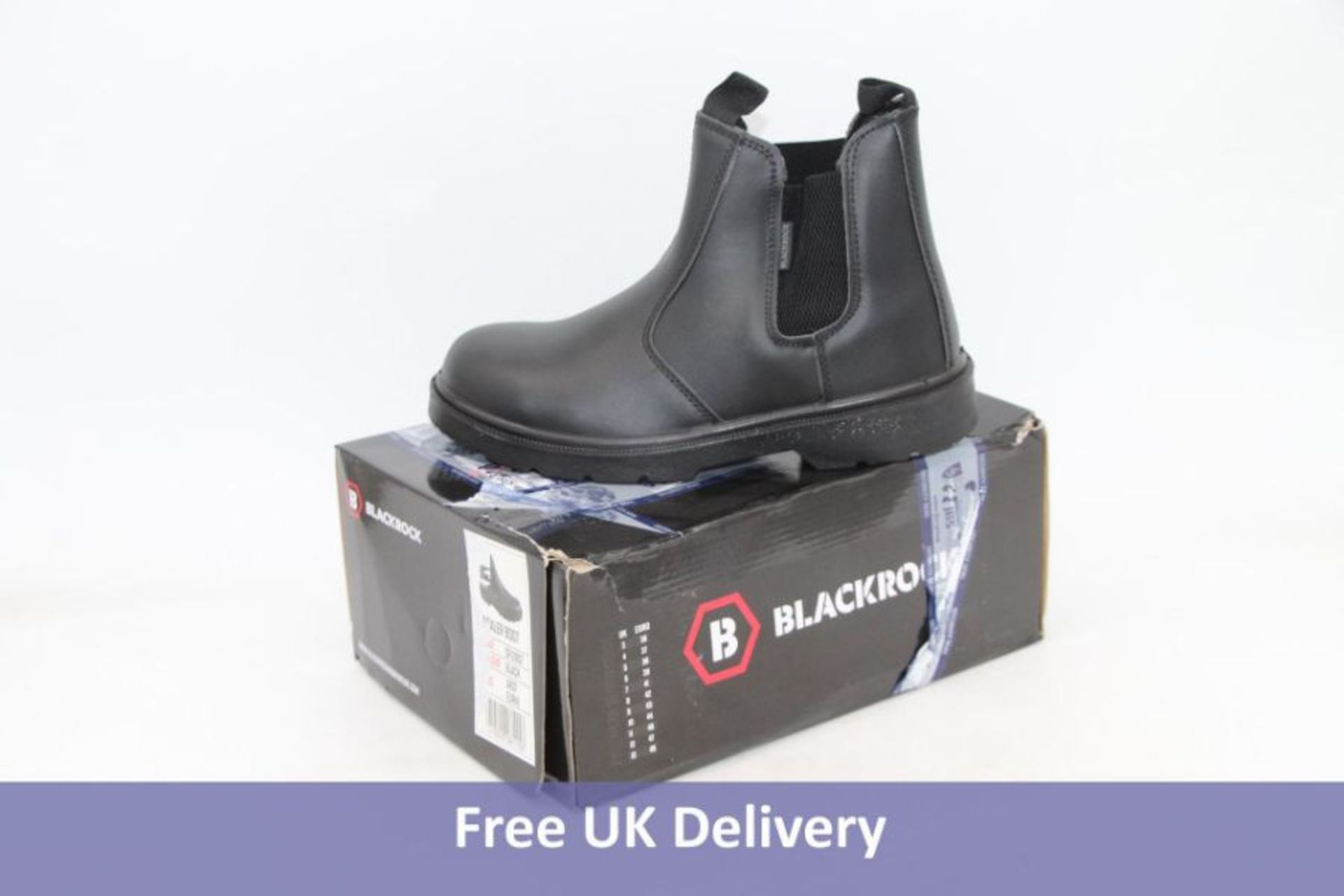 Two pairs of Blackrock Men's Boots to include 1x Dealer Boots, Black, UK 7, Box damaged and 1x Ultim