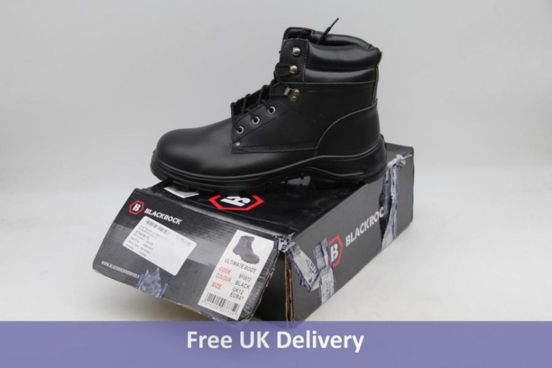 Two pairs of Blackrock Men's Boots to include 1x Dealer Boots, Black, UK 7, Box damaged and 1x Ultim - Image 2 of 2