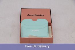 Acne Studios Leather Card Holder, Pastel Green
