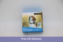 Tractive GPS Tracker For Dogs, Midnight Blue, Real Time GPS, Active Monitoring, Virtual Fence