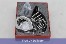 Six Regulation Adult items to include 1x Attica Chastity Cage, 3 Ring Sizes 40mm, 45mm, 50mm, Urethr