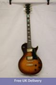 Antoria Les Paul Guitar, Sunburst, 22 Frets. Used, Marks on Back of Headstock