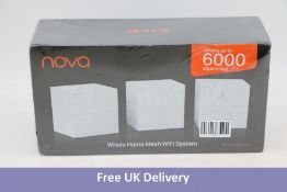 Tenda Nova Home Mesh WIFI System, MW6 3 Pack, Up To 6000sq Feet Coverage