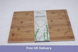 Eight Joejis Kitchen Premium Bamboo Chopping Board, Durable Wooden Chopping Board, 44.5cm x 30cm x 1