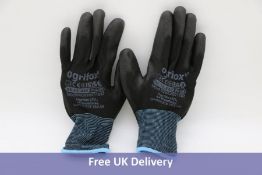240 Pairs PU Coated Black Nylon Work Gloves. Gardening, Builders, Mechanic