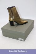 Allsaints Women's Cohen Boots, Gold, UK 3. Box damaged