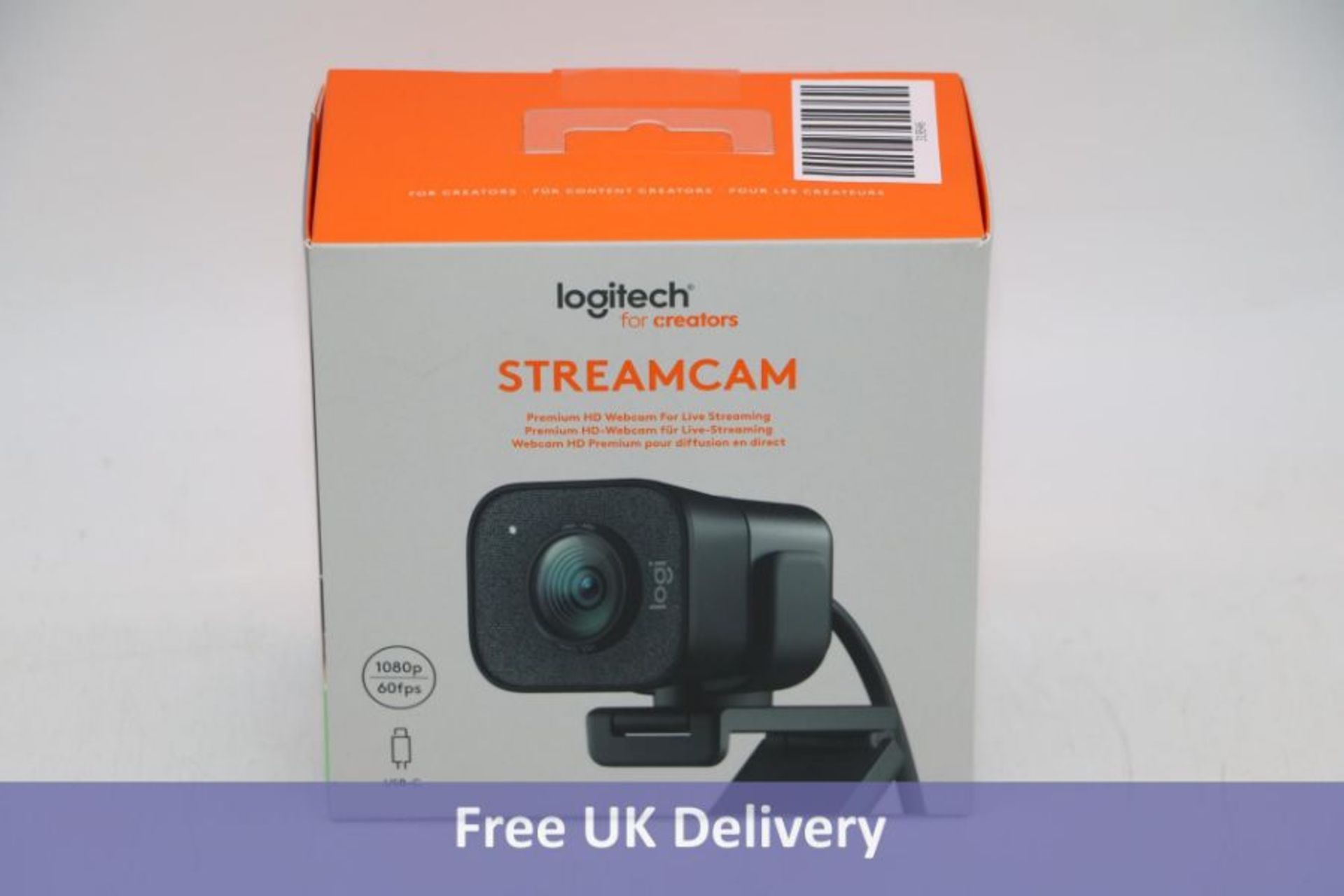 Logitech StreamCam Live Streaming Webcam in Graphite