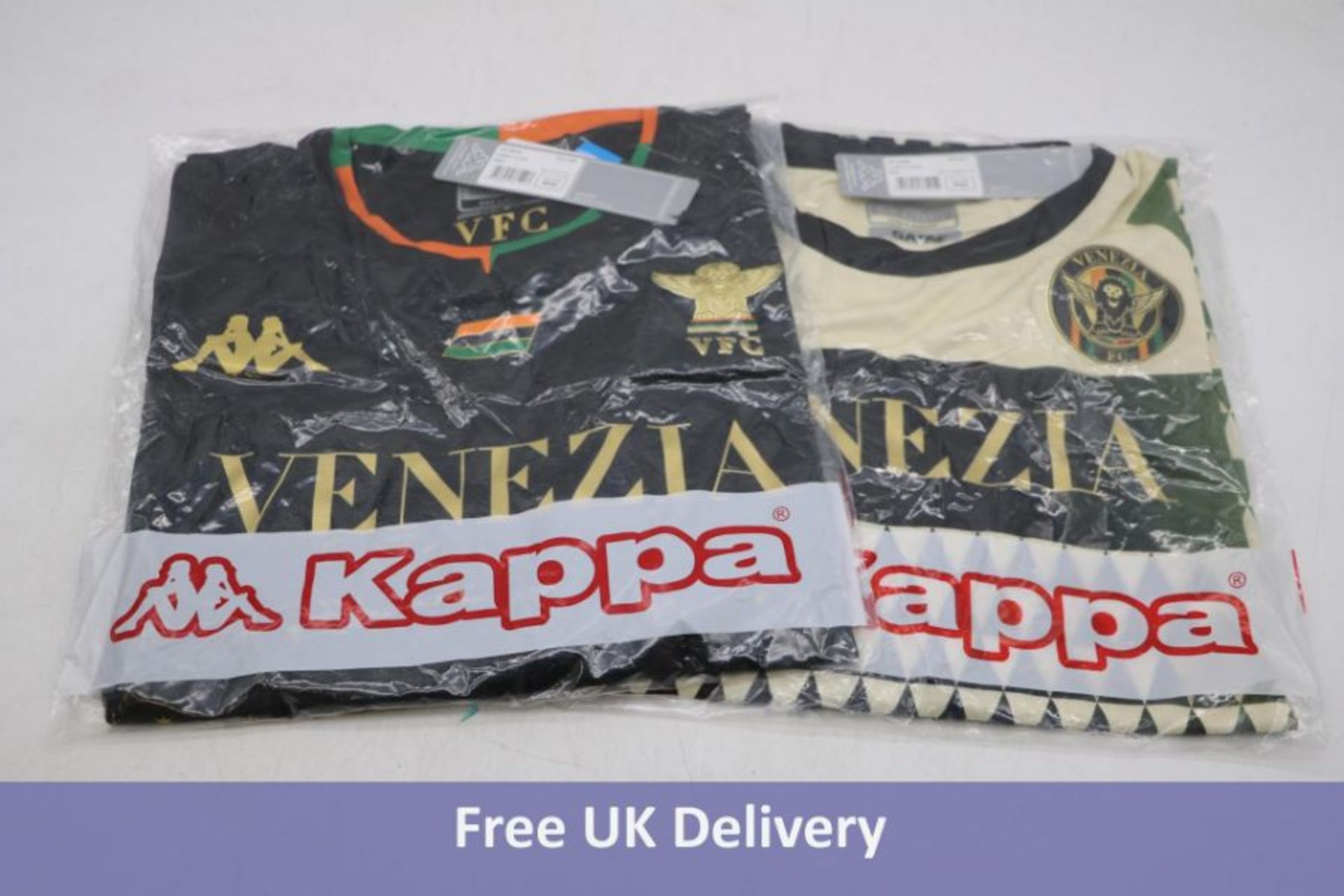 Kombat Venezia Football Kit to include 1x 21/22 Season Venezia Home Shirt 1x Venezia Away Shirt, Siz