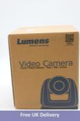 Lumens VC-A50S Full HD 1080p PTZ Camera, 20x Optical Zoom, Black