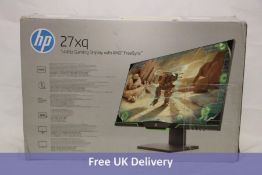 HP Gaming 27xq LED Monitor, Black