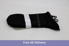 Fifteen Pairs of Falke Men's Firenze Socks, Black, UK 10-11