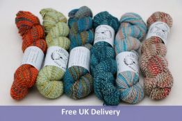 Six Spincycle Yarns, Various Colours, 150 Yards