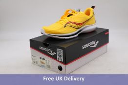 Saucony Kinvara 13 Men's Running Trainers, Yellow/White, UK 10